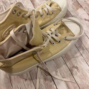 Converse Beige Canvas Sneakers